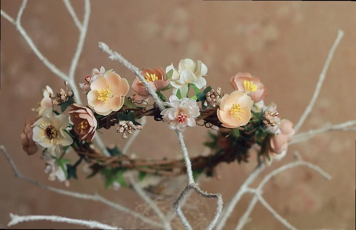 Dried summer wreath